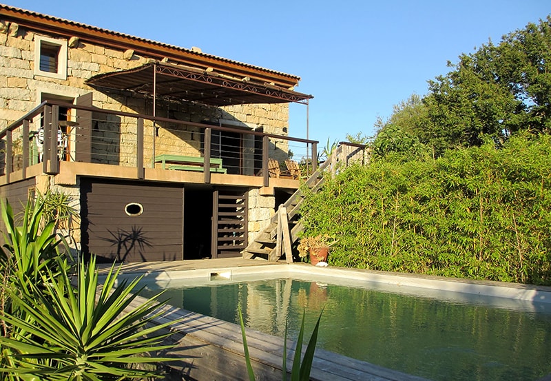 Maison avec piscine à louer en Corse du sud, proche de la mer, de Porto Vecchio, Bonifaccio et Figari, pour 12 personnes